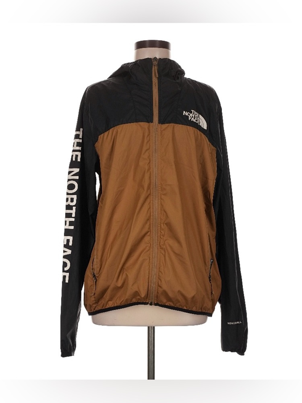 The North Face Hooded Windbreaker - Black & Gold